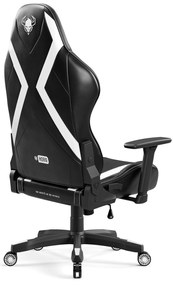 Fotel gamingowy Diablo X-Horn 2.0 Normal Size, czarno-biały