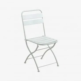 Zestaw 2 Składanych Krzeseł Ogrodowych Janti Iceberg - Sklum