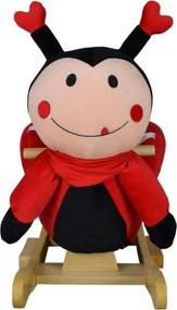 Pluszowa biedronka na biegunach, 68 x 33 x 47 cm