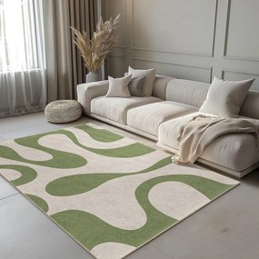 Zielony dywan odpowiedni do prania 80x150 cm Matcha Latte – Mila Home