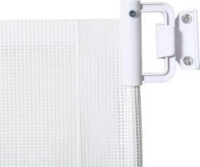 PawHut Bramka ochronna dla psa, metalowa barierka zabezpieczająca