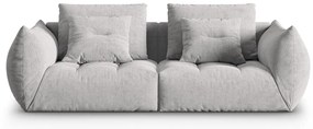 Jasnoszara sofa 232 cm Bloom – Micadoni Home