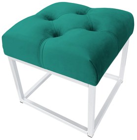 Pufa CHESTERFIELD LOFT ławka postawa biała MG20