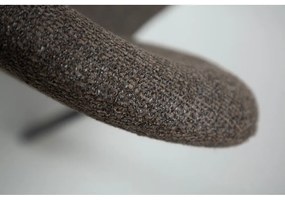Brązowe tapicerowane krzesło Heap – DAN-FORM Denmark
