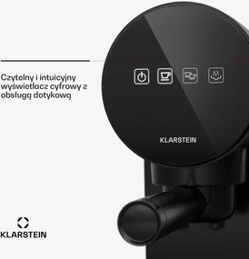 Klarstein Furore 1360W 20bar Ekspres Kolbowy Czarny