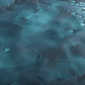Obraz - Kamienie w kształcie serca (z zegarem) (90x30 cm)
