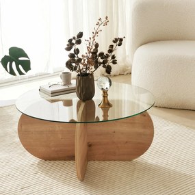 Stolik kawowy Bubble Sapphire Oak