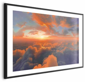 Plakat Spektakl barw 42x29,7 cm z ramą czarną z marginesem ARTGEIST B