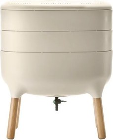 Beżowy kompostownik Urbalive – Plastia