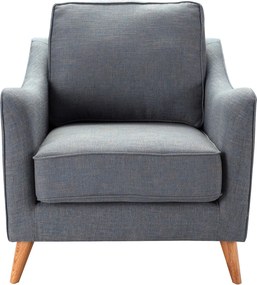 Fotel Venuste denim blue/brown