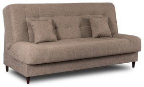 Sofa z Funkcją Spania NEPAL Wersalka Rozkładana Dwuosobowa Brązowa Nowoczesna do Salonu