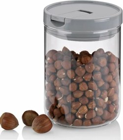 Kela Pojemnik ARIK szkło 900 ml, szary, 0,9 l