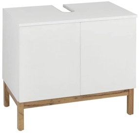 Biała szafka pod umywalkę 56x35 cm Mirza – Støraa
