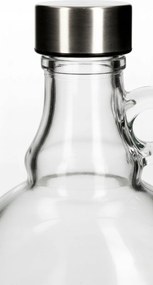 Karafka szklana Butelka Galon 1000ml Ucho Dama Na Wino Whisky Grube Szkło