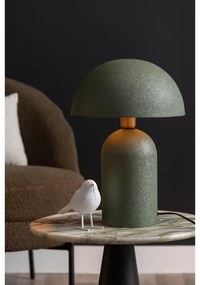 Zielona lampa stołowa z metalowym kloszem (wysokość 43 cm) Boaz – Leitmotiv