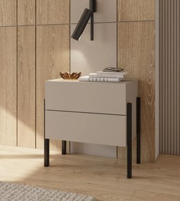 Szafka nocna JUKON 2S 55cm kaszmirowa HELVETIA