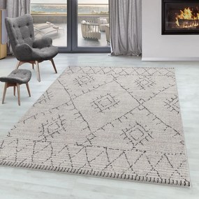 Dywan poliestrowy Berber beżowy 160 cm x 230 cm