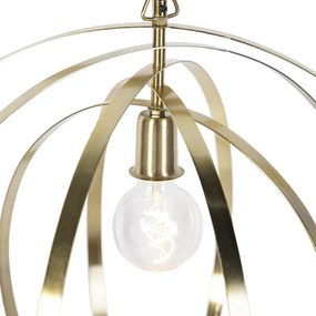 Wisząca lampa vintage mosiądz - Rings