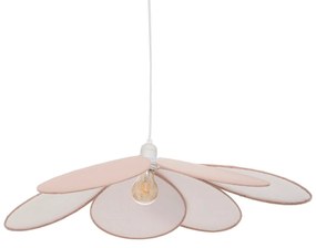 Lampa sufitowa kwiat Okai, różowa, 64 x 18 x 64 cm