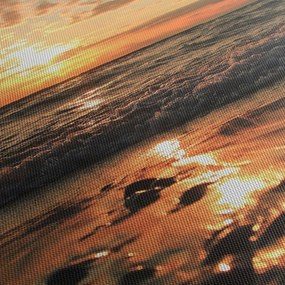 Obraz - Zachód słońca nad oceanem (170x50 cm)