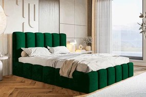 Łóżko pluszowe z pojemnikiem na pościel 160x200 Arman 3X - 36 kolorów