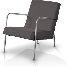 Pokrowiec na fotel Ikea PS kolor brązowy tkanina welwetowa