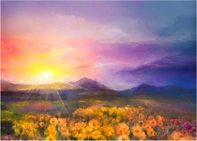 Obraz na szkle - O świcie (70x50 cm)
