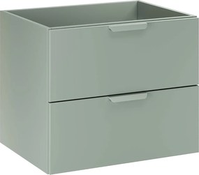 Jasnozielona szafka łazienkowa pod umywalkę - Verdessa 3X 60 cm