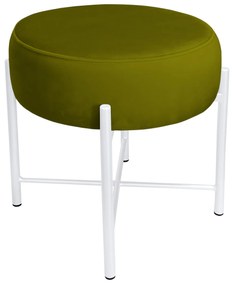 Taboret Pola noga metalowa biała BL75