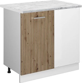 Szafka narożna dąb rzemieślniczy 86x60x81.6 r-line