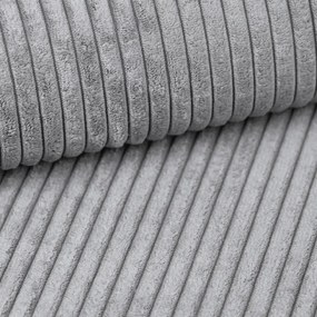 Jasnoszara rozkładana narożna sofa TAFIRA, dwustronna