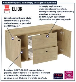 Nowoczesna szafka pod umywalkę dąb cremon C8-D57