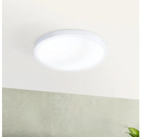 Eglo 30891 - LED Ściemniany plafon FUEVA LED/20,5W/230V IP44 biały