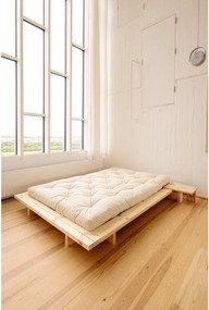 Brązowa szafka nocna z litego drewna sosnowego Japan – Karup Design