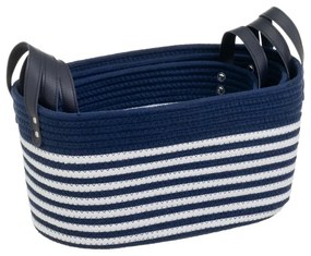 Tekstylne koszyki zestaw 3 szt. 38x22x20 cm – Casa Selección