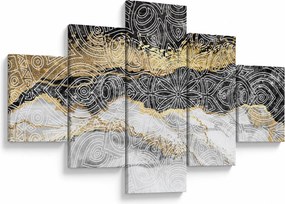 Obraz - Mandala w marmurze (125x70 cm)
