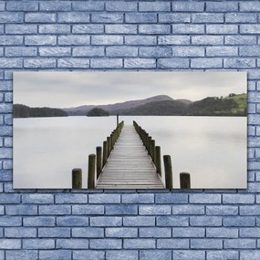 Obraz drukowany na płótnie Monumentalny Most nad Morzem