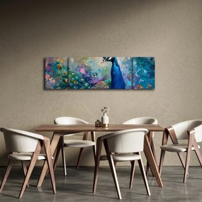 Obraz - Malowanie pawia (170x50 cm)