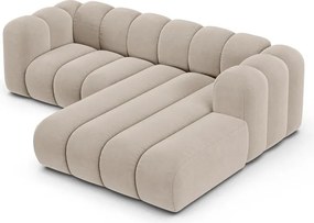 Beżowy narożnik (prawostronny) Lupine – Micadoni Home