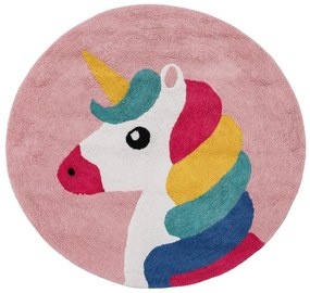Bawełniany dywan dziecięcy ø 100 cm Unicorn – Ixia