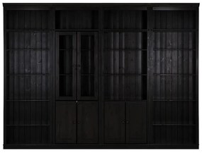 Brązowy regał z litego drewna sosnowego 370x223 cm Anita – Støraa