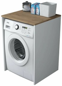 Szafka nad pralkę Duma White and Walnut