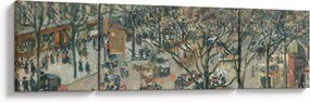 Obraz - Camille Pissarro, Boulevard des Italiens, Morning, Sunlight, reprodukcje (170x50 cm)