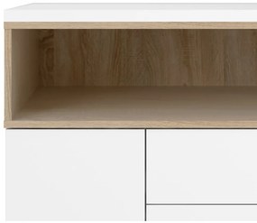 Biała komoda 176x90x49 cm Roomers – Tvilum
