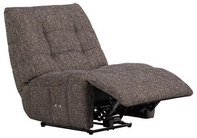 Antracytowy częściowo rozkładany fotel wypoczynkowy Hein – WOOOD