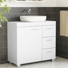 Szafka pod umywalkę IVY, 30x70x64 cm, biała Vasagle