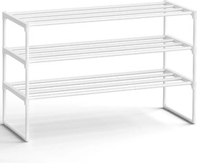 Regał na buty TORINO, 3 półki, 30x92x55cm, biały SongmicsHome