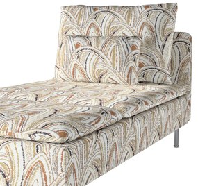 Pokrowiec na fotel Tomelilla wysoki z zakładkami