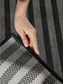 Czarny/kremowy dywan odpowiedni na zewnątrz 120x170 cm Haringey Linley – Ted Baker