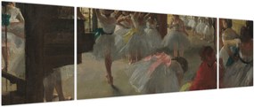 Obraz - Edgar Degas, The Dance Class, reprodukcje (170x50 cm)